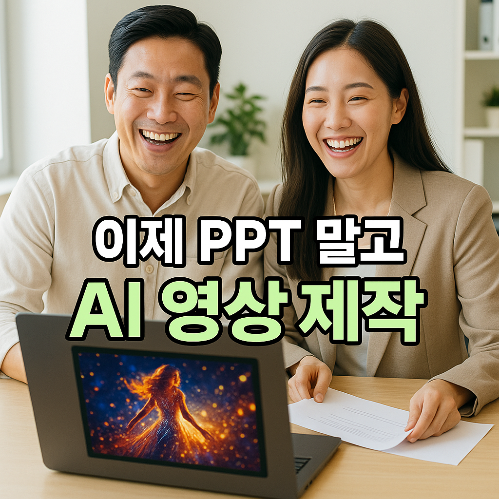 PPT 대신 AI 영상 제작에 웃는 직장인들