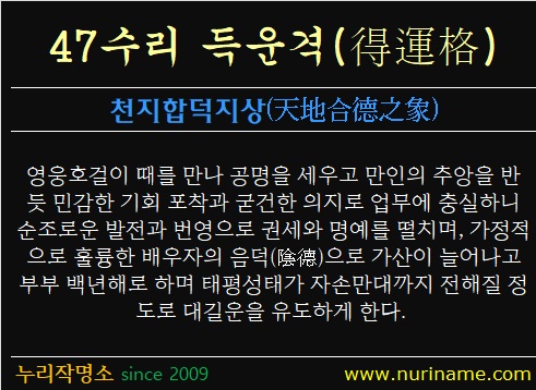 47수리-득운격-천지합덕지상