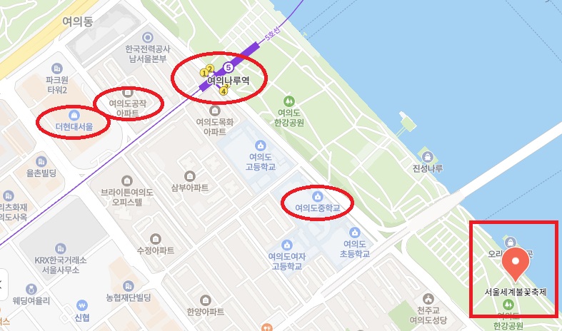 버스정류장 위치