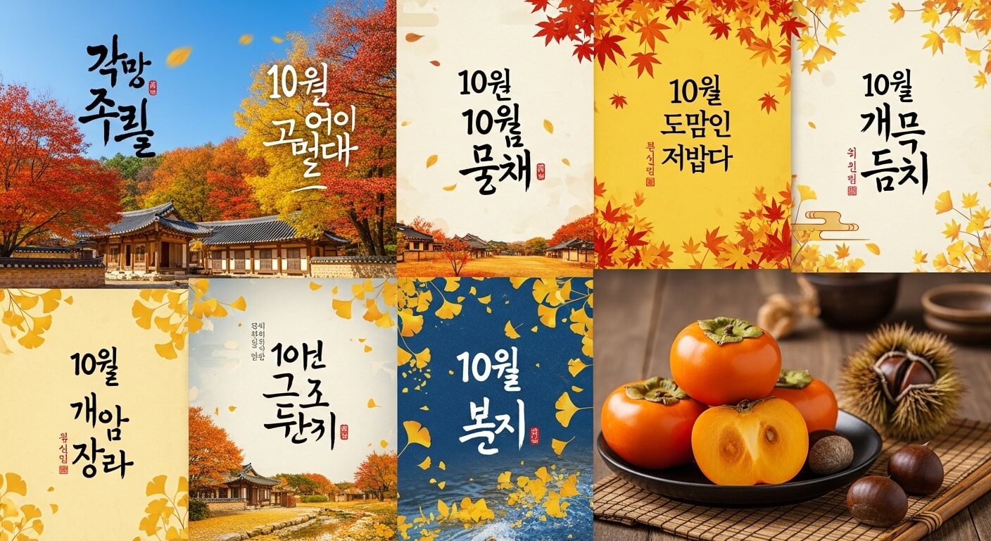 10월 가을 인사말 모음