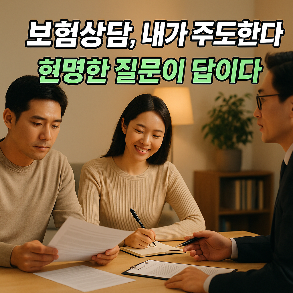보험상담을 주도하는 현명한 고객