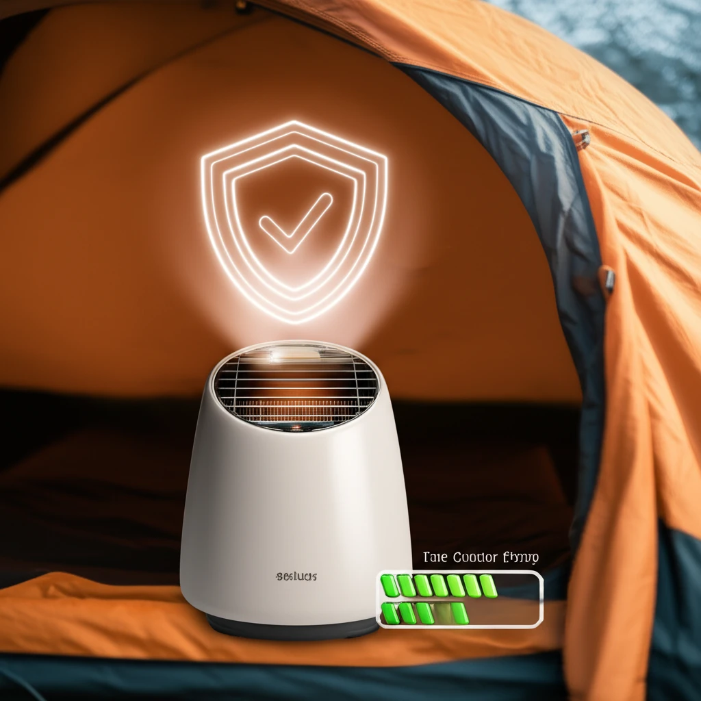 안전한 겨울 캠핑을 위한 전기난로 선..