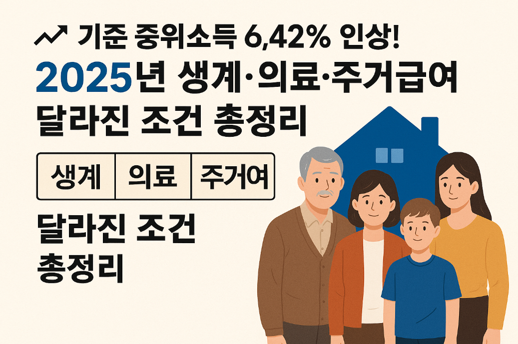 기준 중위소득 6.42% 인상!