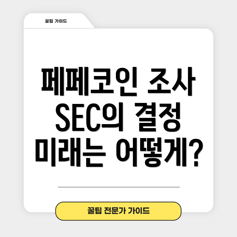 페페코인 규제