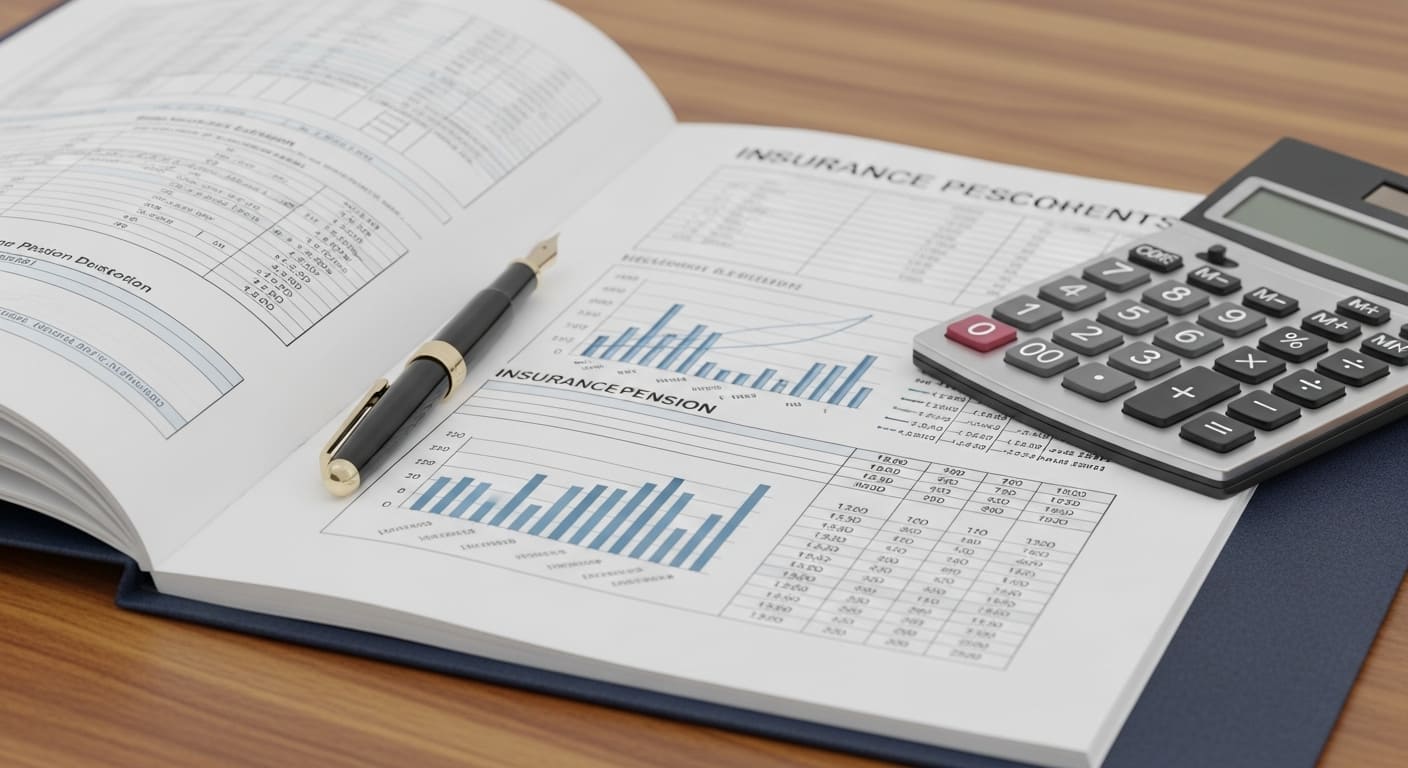 유족연금 신청서와 제출 서류 장면