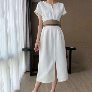 여름원피스 허리벨트 아나운서룩 미니멀원피스
