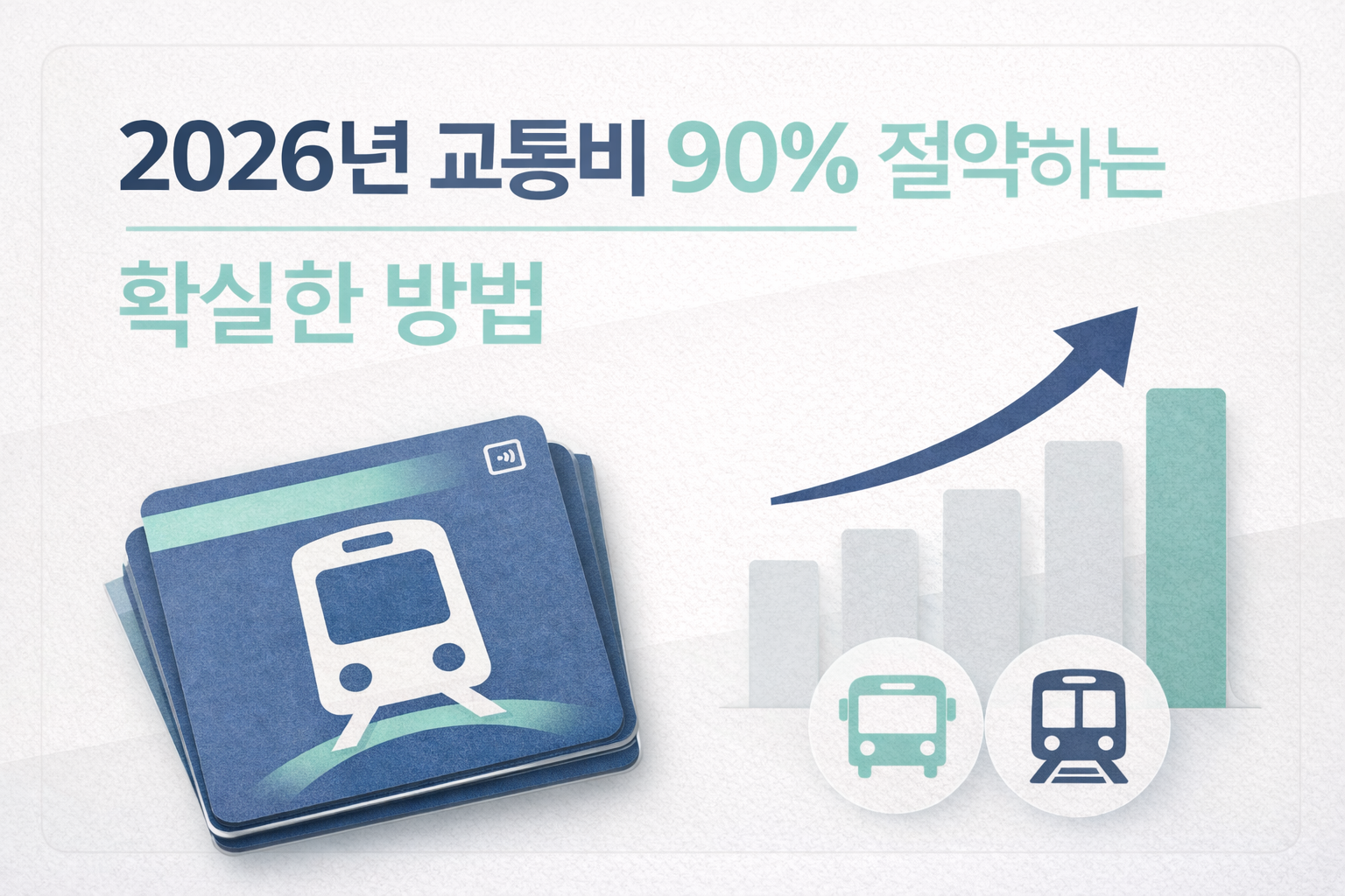 2026년 교통비 90% 절약하는 확실한 방법