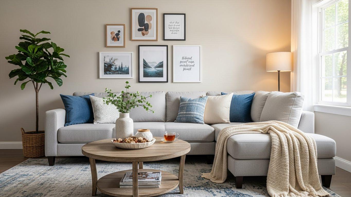 거실장식장인테리어