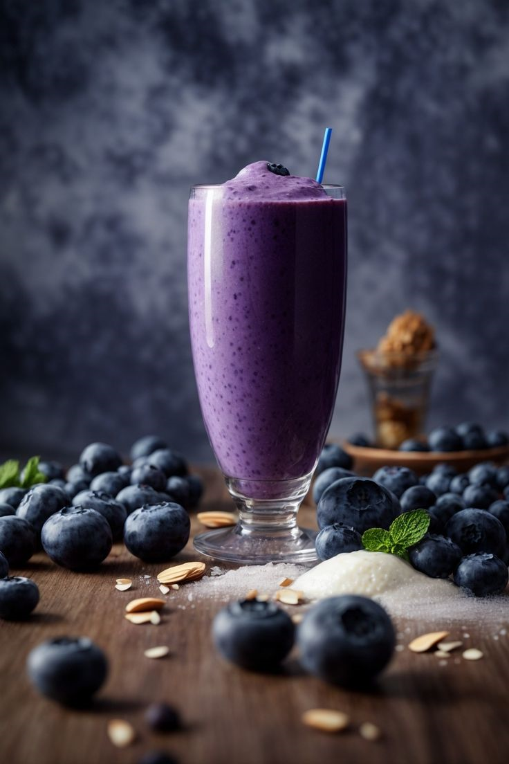 블루베리-스무디