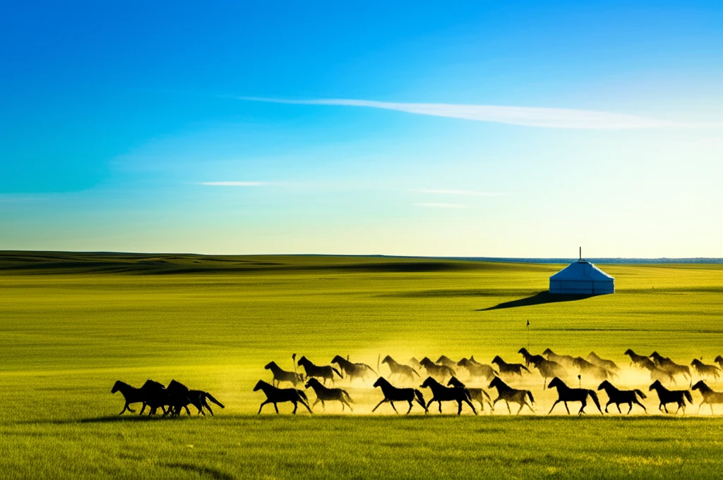 내몽골에서 진짜 자유를! 초원 사막 ..