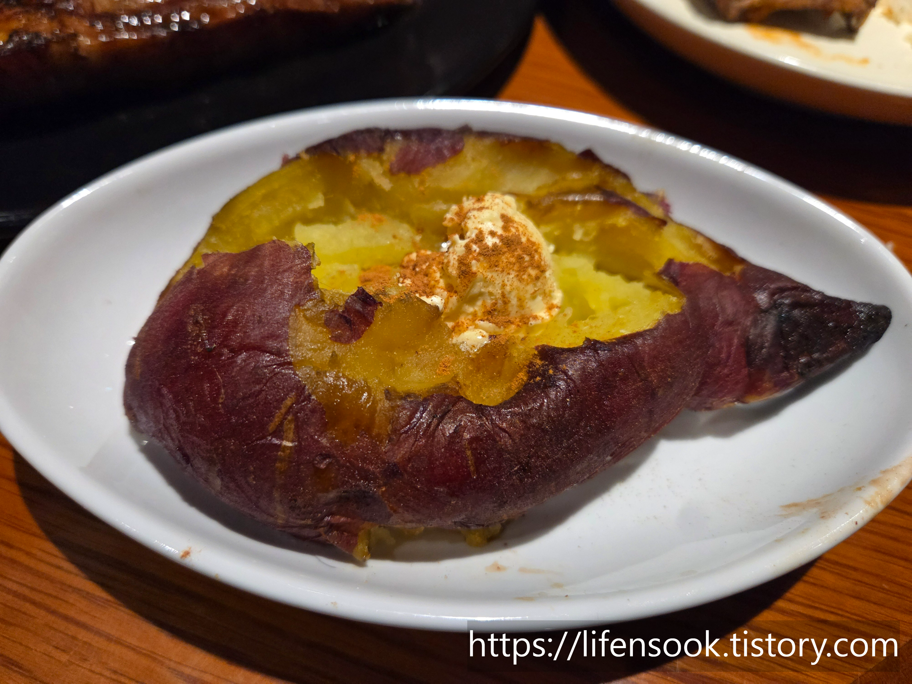 아웃백 스테이크하우스 사당 파스텔시티점 베이크드 스위트 포테이토