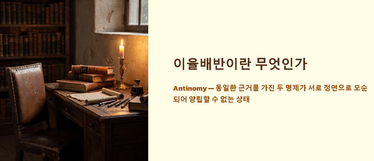 이율배반 뜻