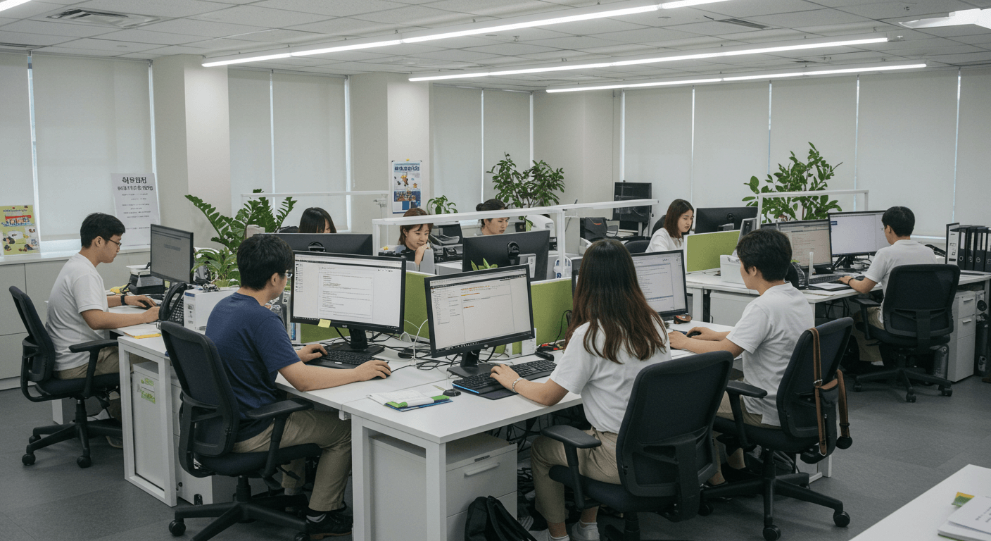 도시의 회사 분위기