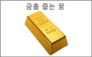 금을 줍는 꿈