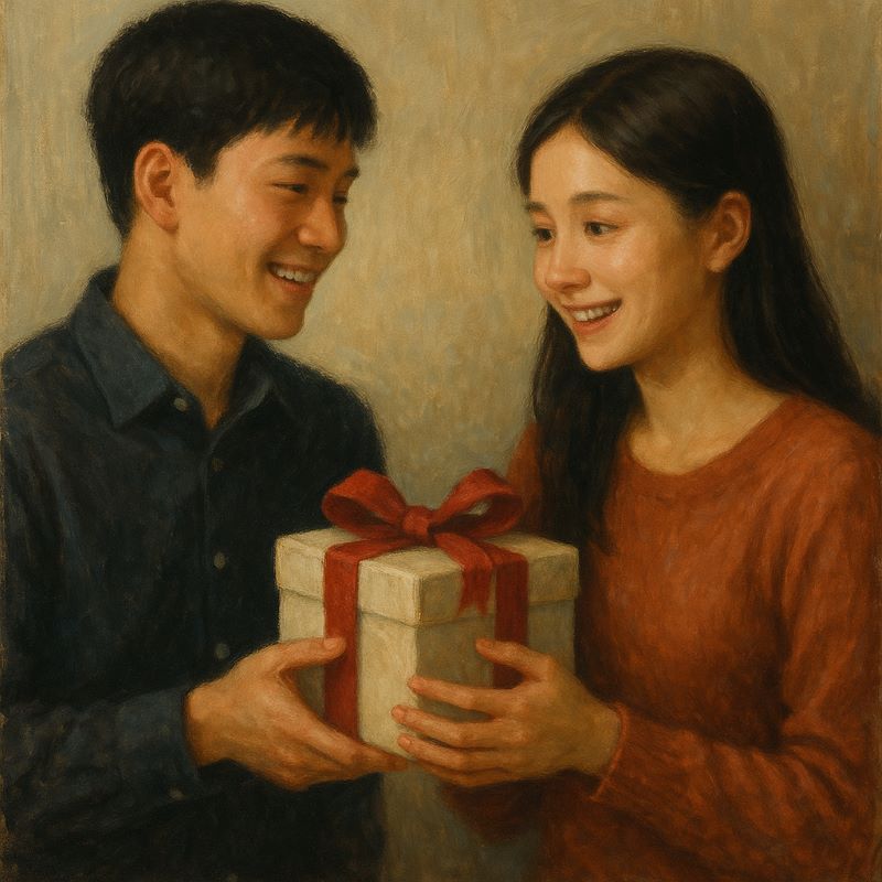 연인에게 선물 받는 꿈 – 애정과 보상의 상징