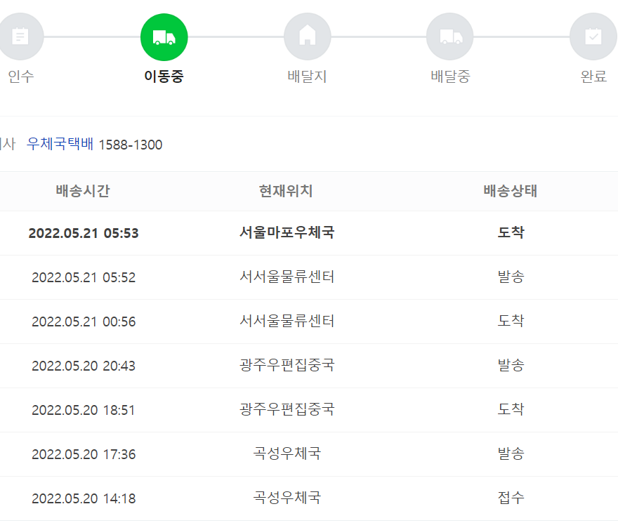 우체국택배-토요일
