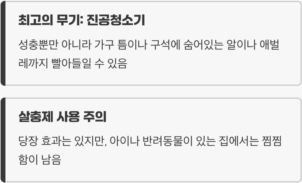 눈에 보이는 적군 소탕 작전 (초기 퇴치법)