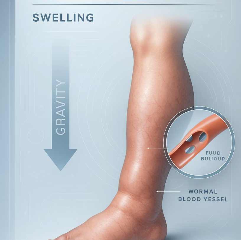중력의 법칙&amp;#44; 발과 다리가 붓는 이유