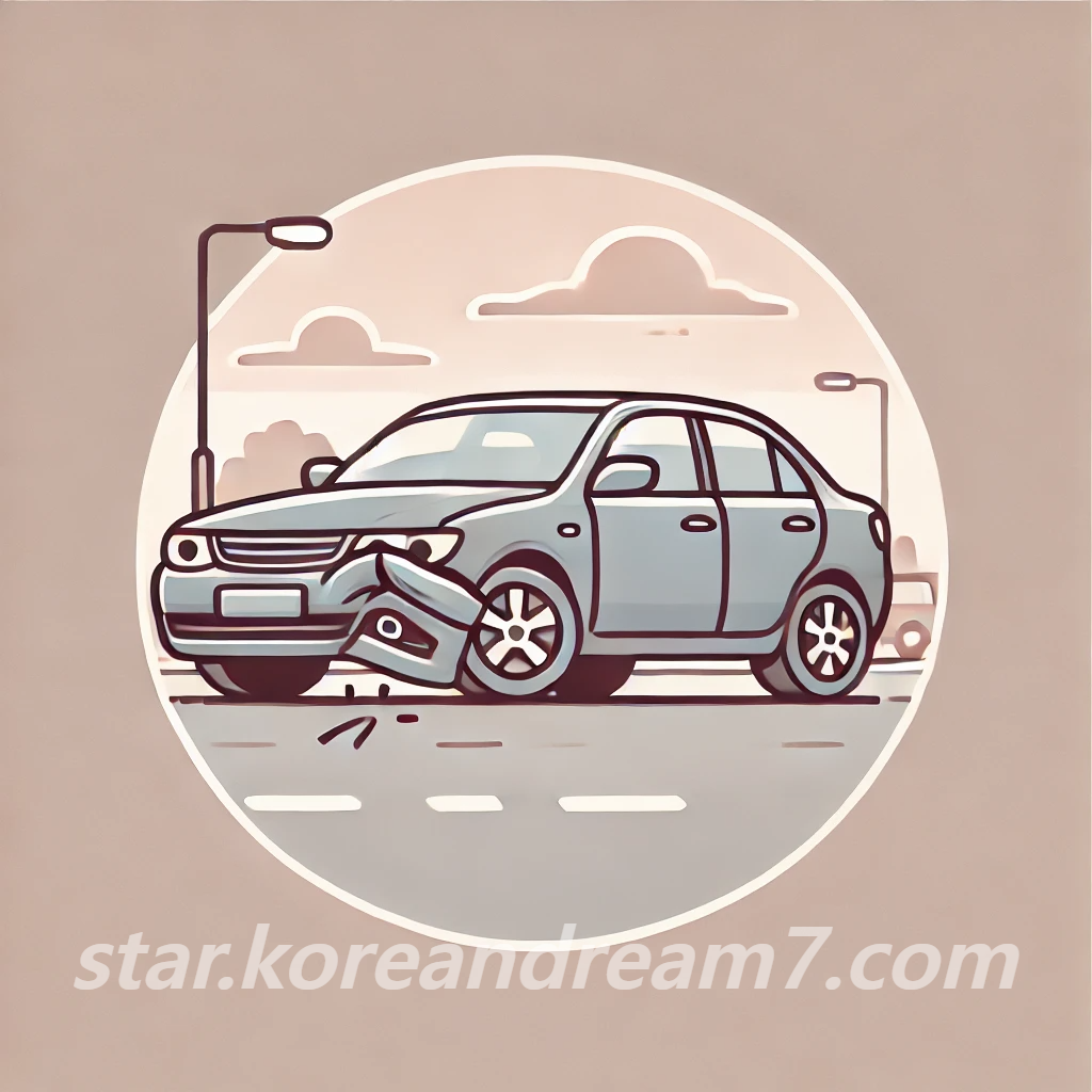 주차된자동차사고꿈