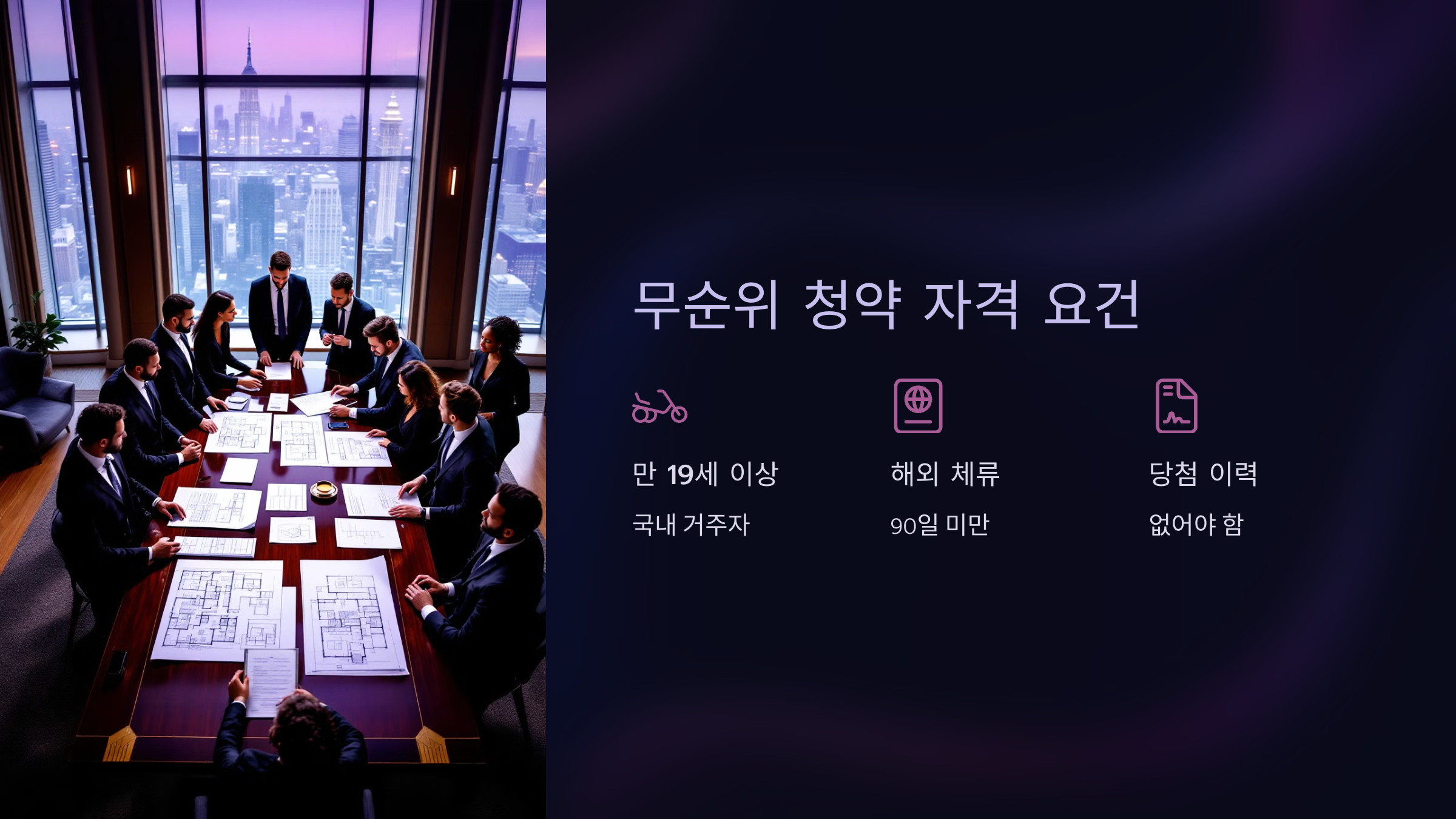 무순위 청약 자격 요건