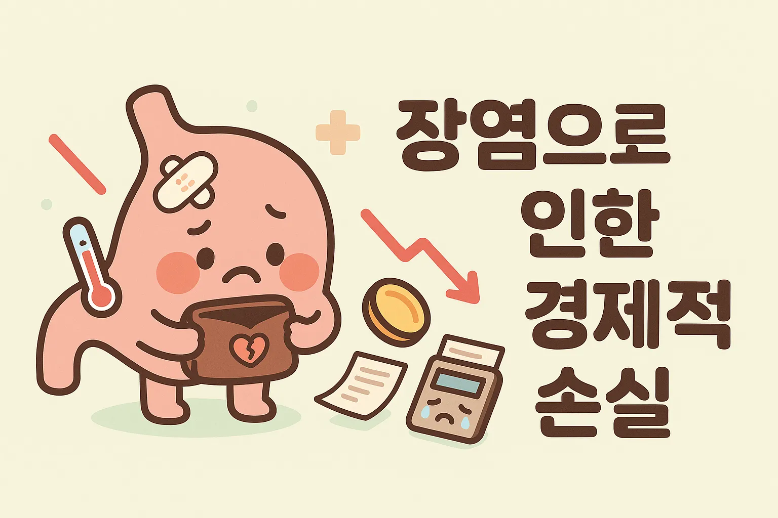 장염으로 인한 경제적 손실 어떻게 줄일까? 병가부터 의료비까지