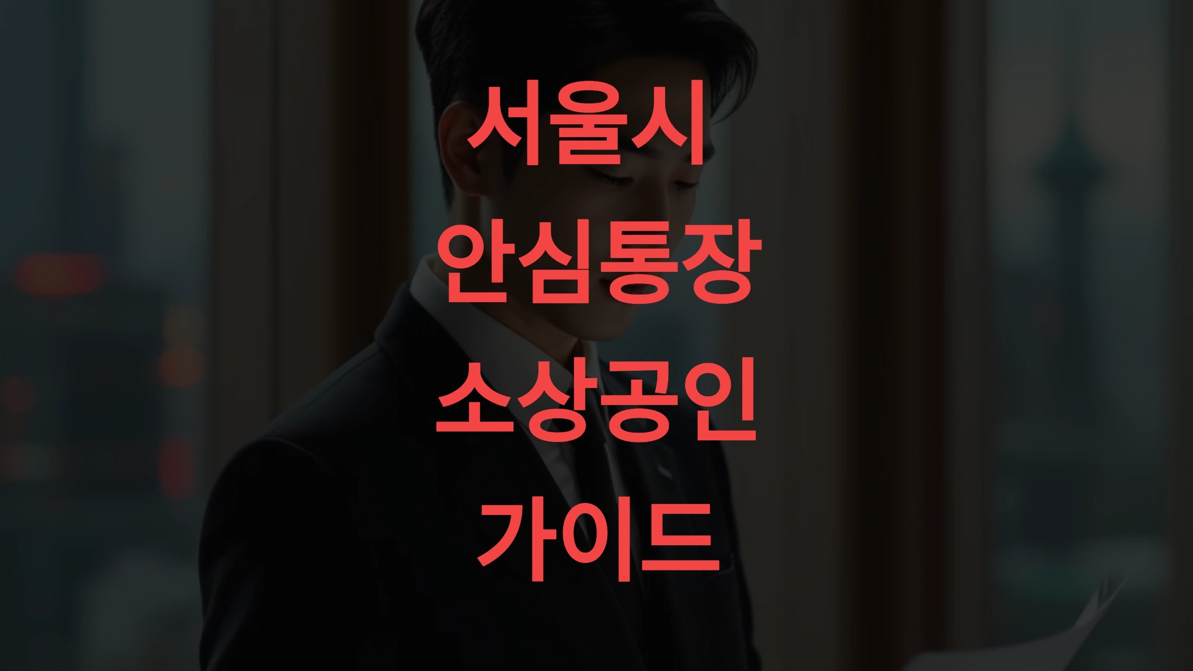 서울시 안심통장 소상공인 필수 가이드 – 자금 보호부터 회계관리까지 완벽하게 대비하는 방법