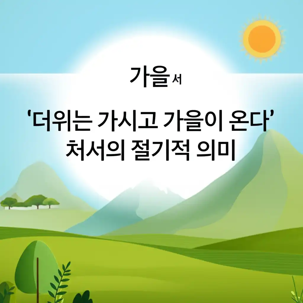가을처서_meaning-of-cheoseo