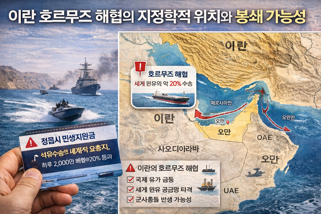 이란 호르무즈 해협이 왜 중요하고 만일 봉쇄되면 어떻게 되나?