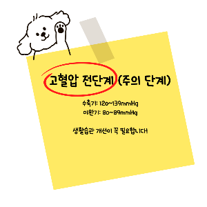 고혈압 수치