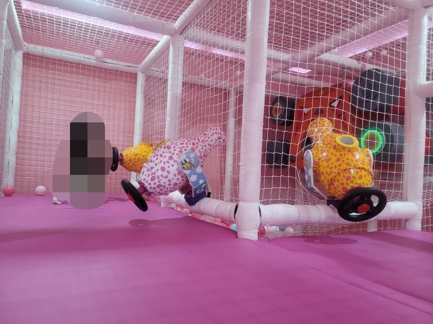 핑크-정글짐-대포장난감