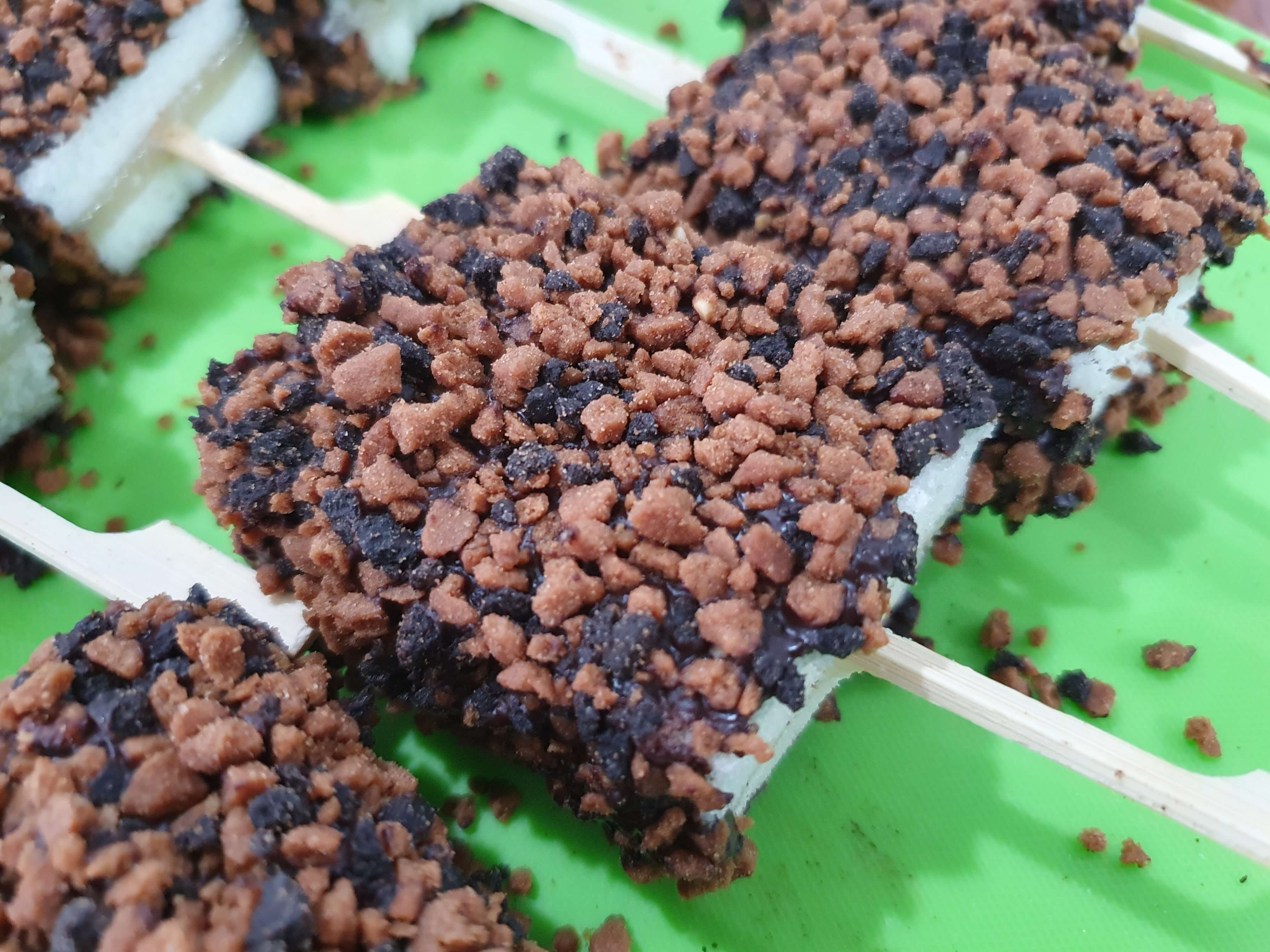 아주 달콤한 맛의 돼지바떡