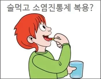 술먹고 소염진통제 복용 문제점
