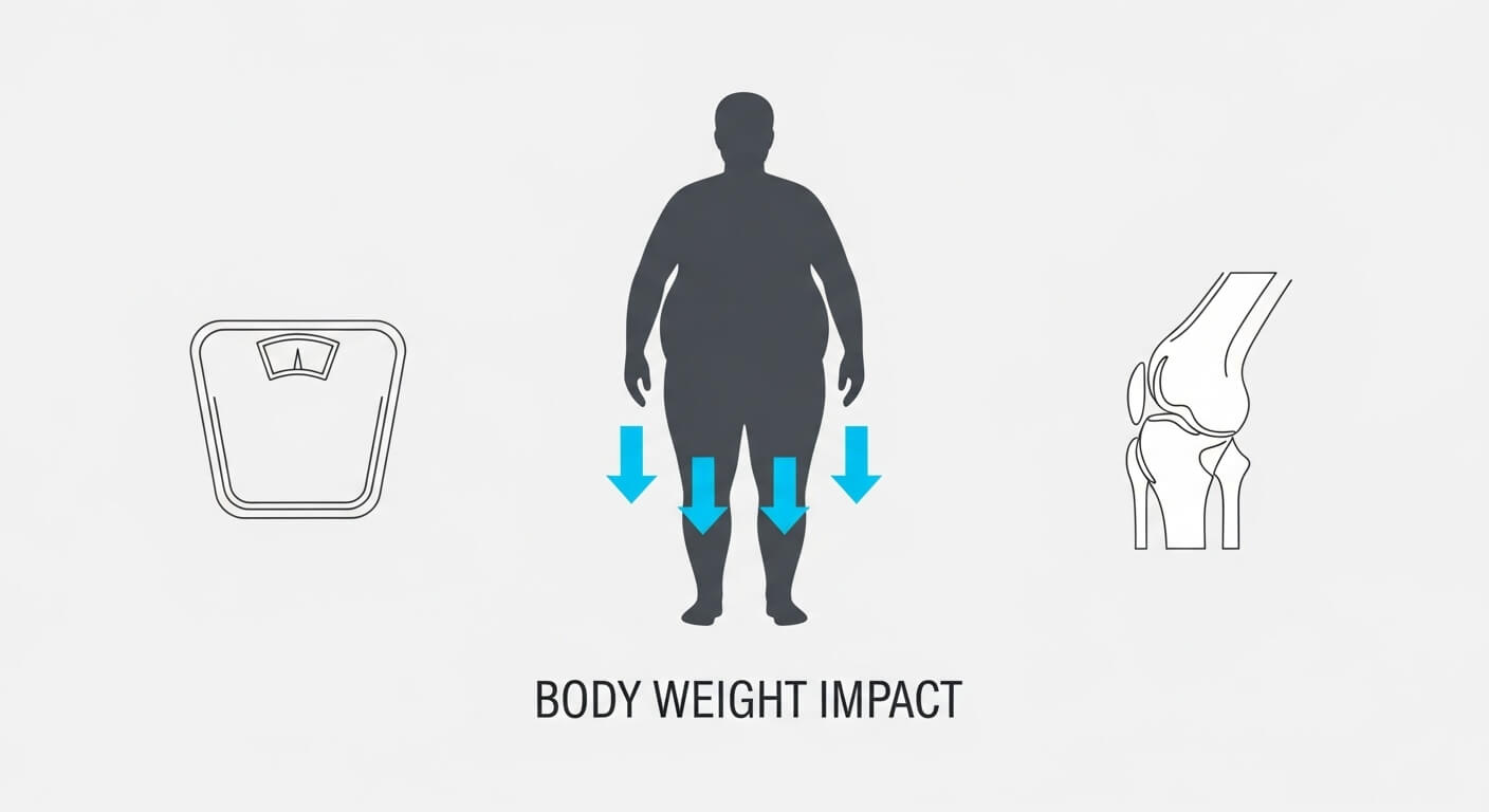 체중 증가와 무릎 질환의 관계