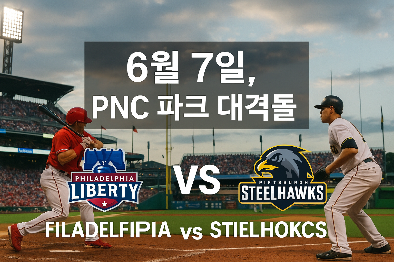 필라델피아 리버티 vs 피츠버그 스틸호크스