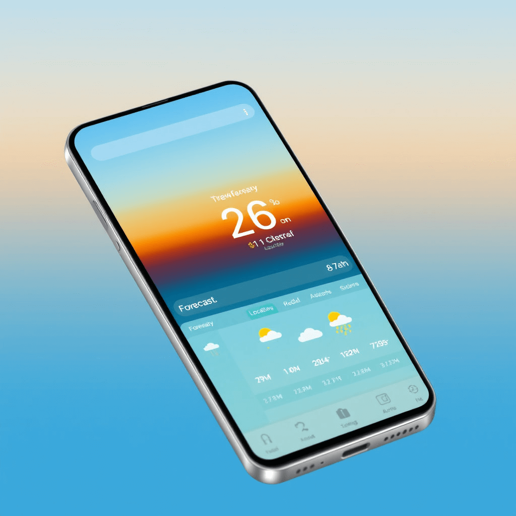 날씨 앱 설정하는 법