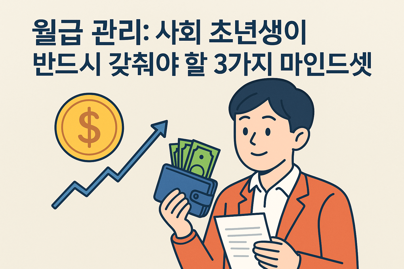 월급 관리: 사회 초년생이 반드시 갖춰야 할 3가지 마인드셋