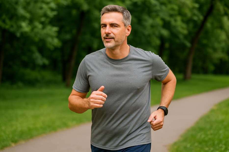 체력관리를-위해-런닝하는-남성