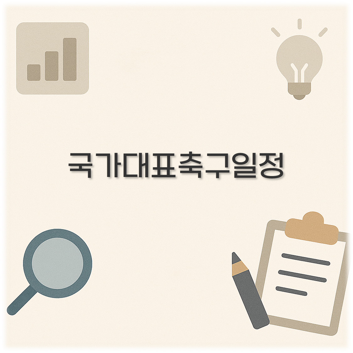 국가대표축구일정