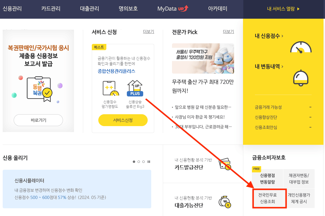 연체기록 조회 방법 정리