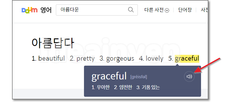 다음 한영사전