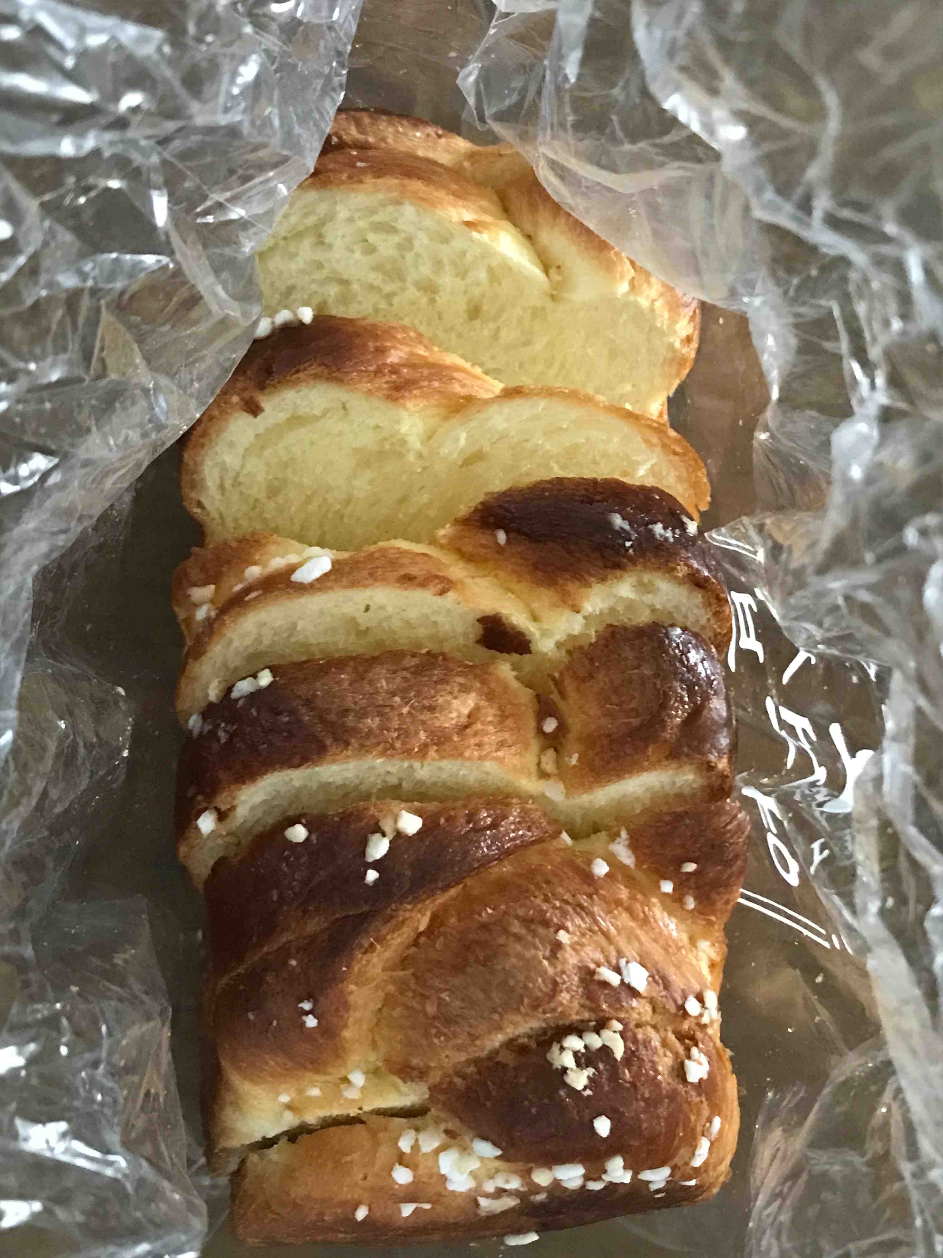 브리오슈 식빵 윗면