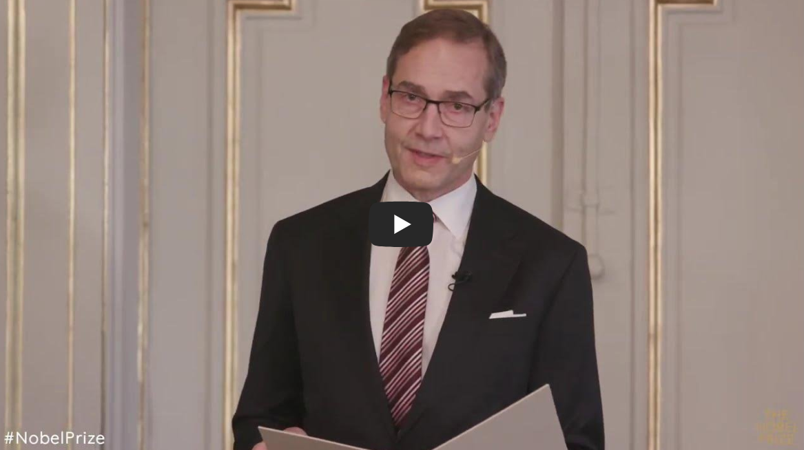 노벨문학상 발표 현장