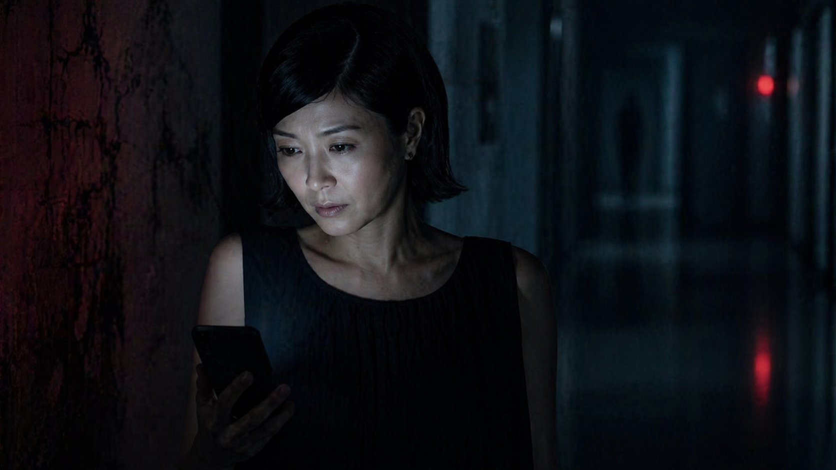 기리고&rsquo; 분위기를 담은 어두운 톤의 장면