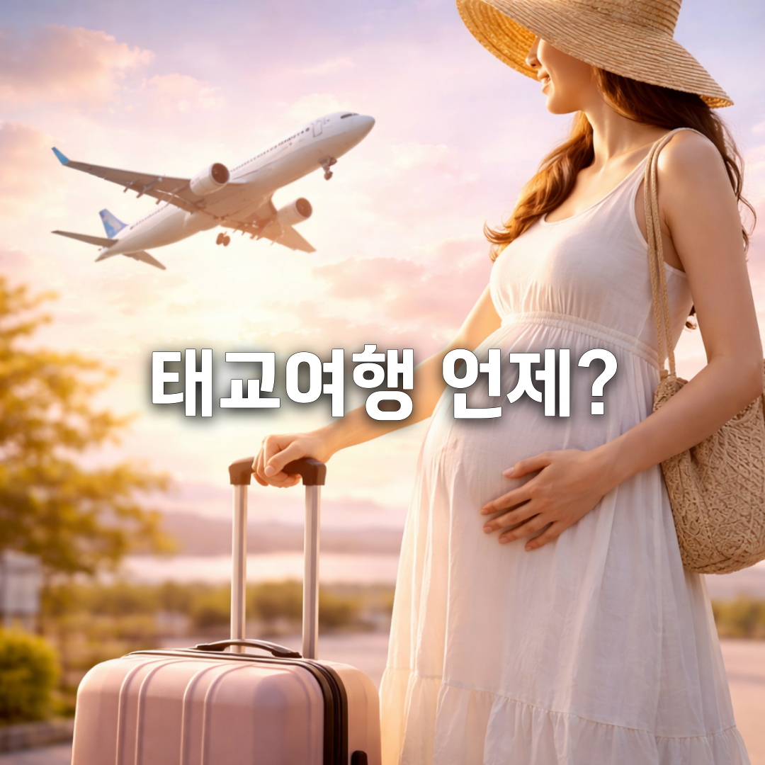 임신 중 여행 괜찮을까 태교여행 시기와 비행기 가능 시기 총정리✈️