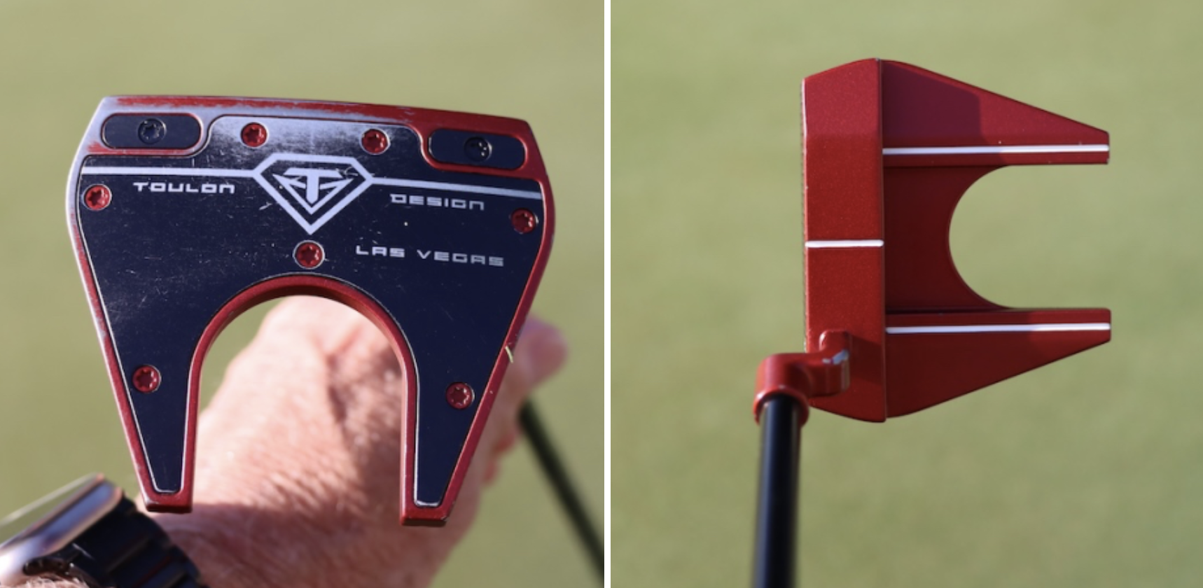 오디세이 툴롱 퍼터 라스베가스 프로토 7CH. 잰더 쇼플리만을 위한 커스텀 모델 퍼터