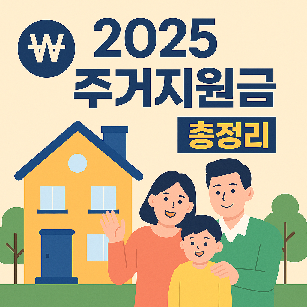 2025년 주거지원금 총정리