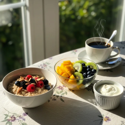 하루의 시작은 영양 가득한 아침식사로부터