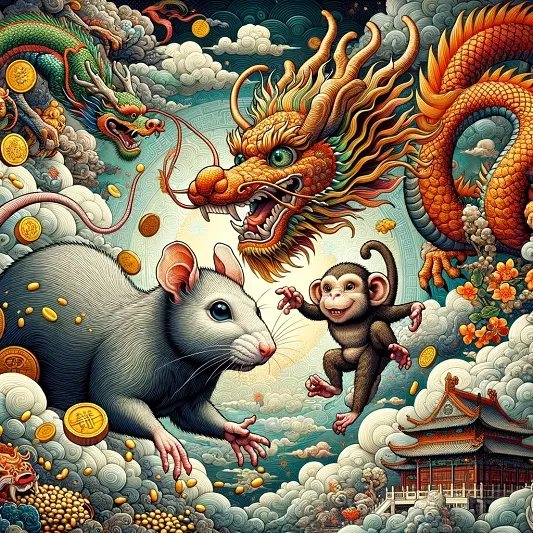 원숭이띠,쥐띠,용띠