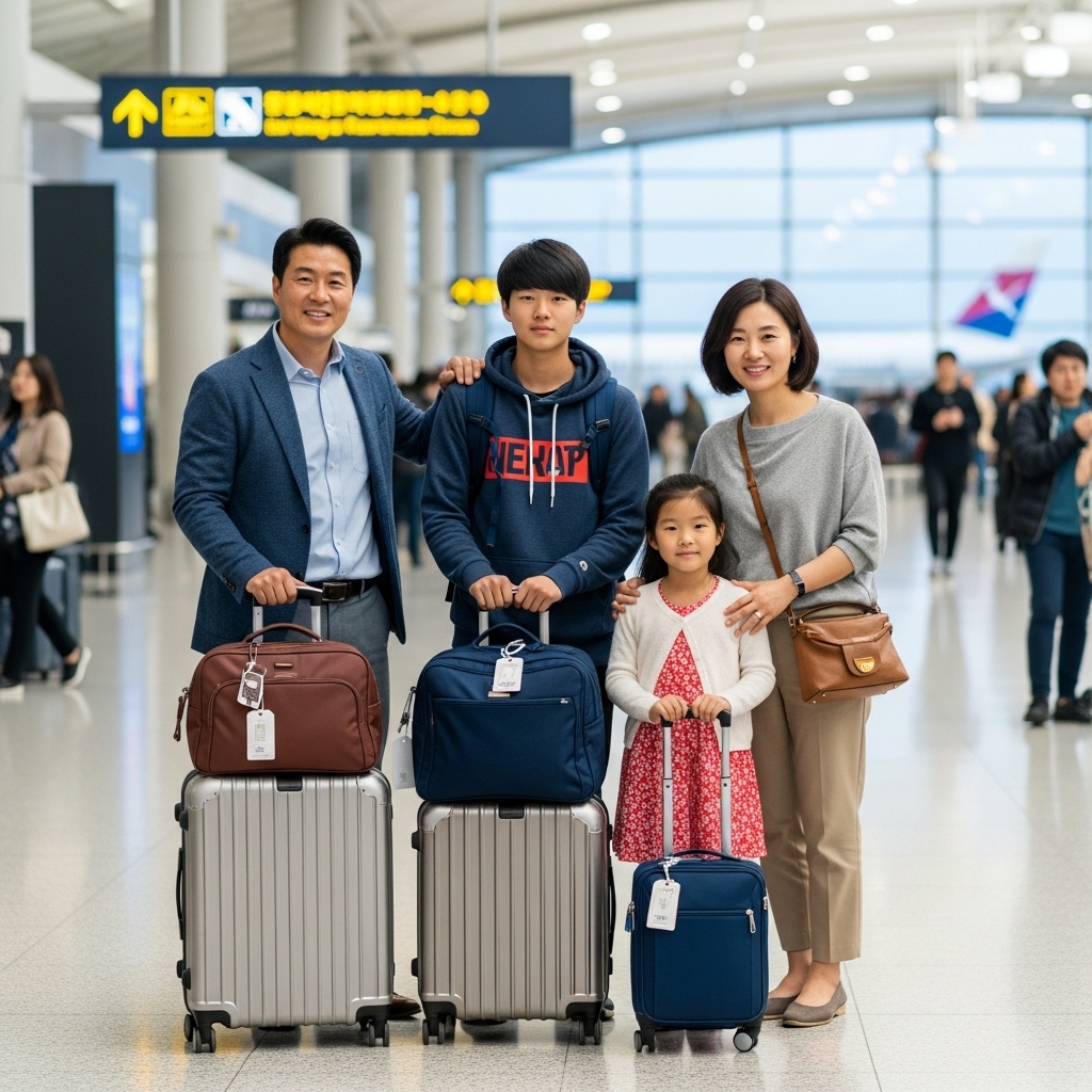 가족들과 외국 여행
