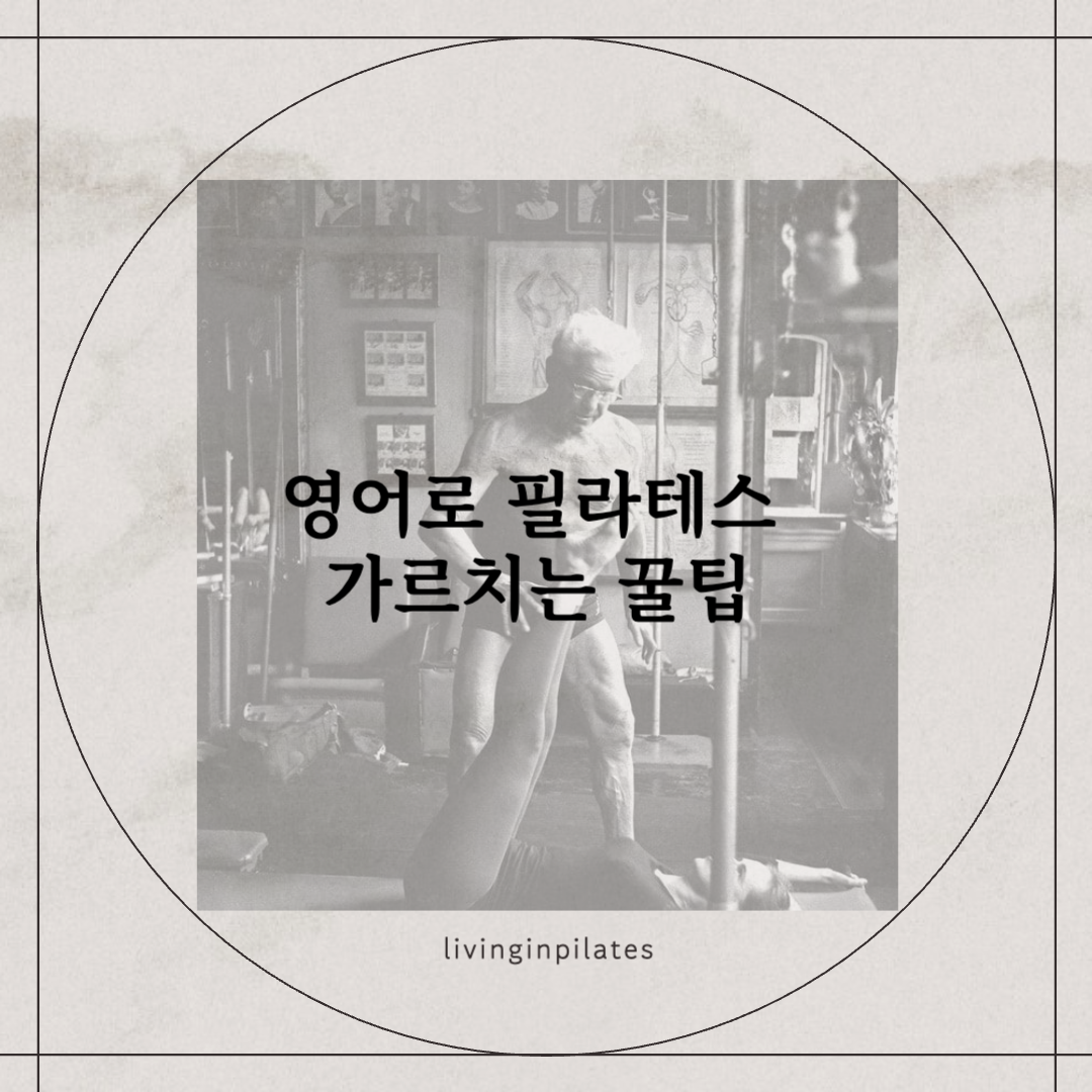 영어로 필라테스 가르치는 꿀팁